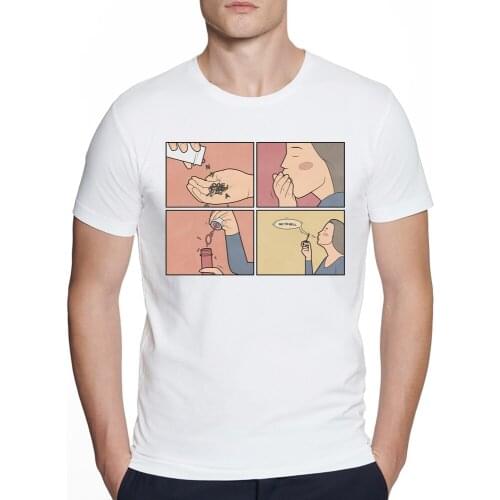 New creative design blowing bubbles Hell men Tshirt Dark Humor Depression Funny Sarcastic Random Unexpected Awesome boy Tee