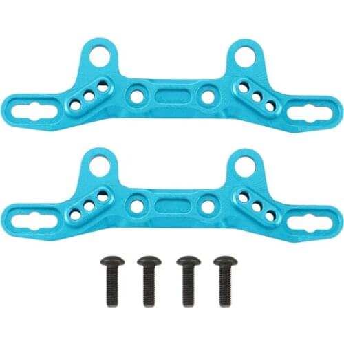 2 PCS Aluminum Alloy Front And Rear Shock Tower For Tamiya TT02 TT-02 TT02T 1/10 RC Car Upgrade Parts Accessories