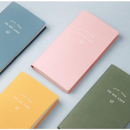 Portable Kawaii Cute Notebook Diary Notepad Time Arrangement PU Leather Note Book Planner School Stationery A6 Journal Handbook