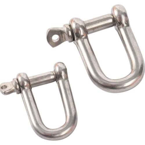 2 Pcs Birds Leash Horseshoe Buckles U type Birds Flying Rope Clamps Handbag Leather Hardware Keychain Accessories