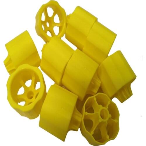 Tile Leveling System 50pcs Yellow Caps Floor Wall Building Flat Leveler Tools Gap