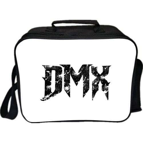 Dmx Lunch Bag Students Boy Girl Portable Lunch Bag Cartoon Earl Simmons 3D Print Food Box Children School Picnic Box Mochila