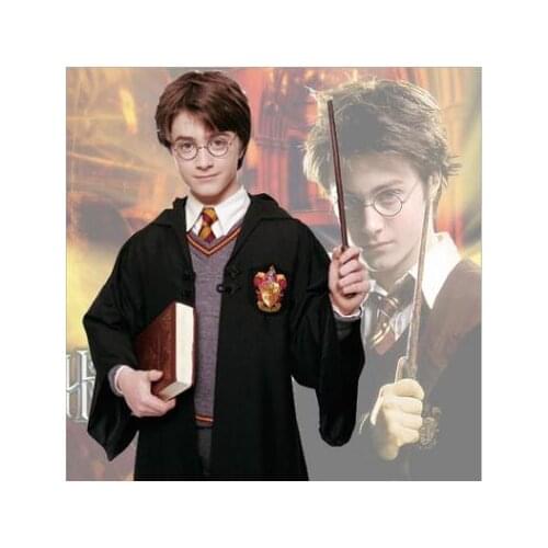 Harry V-neck Knitted Vest Sweater Four College Potter Autumn and Winter New Vest Sleeveless Sweater for Child Adult