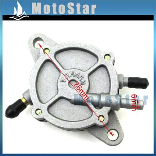 Vacuum Fuel Gas Pump Petcock Valve For 150cc 250cc ATV Quad Scooter Moped Go Kart Buggy