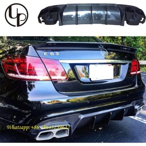 Carbon fiber rear diffuer for w212 E63 E63S B850 design rear lip W212 dry carbon bumper lip 2014-2018y