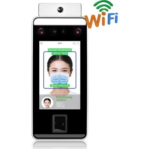 ZK SpeedFace-V5L Visible Light Dynamic Face Facial Recognition Fingerprint Employee Time Attendance Machine Door Access Control