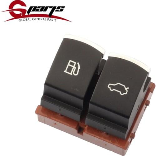 35D 959 903 Fuel Tank Switch Chrome Gas Door Trunk Luggage Release Button For VW Jetta Mk6 Passat B6 B7 CC EOS 2005-2014