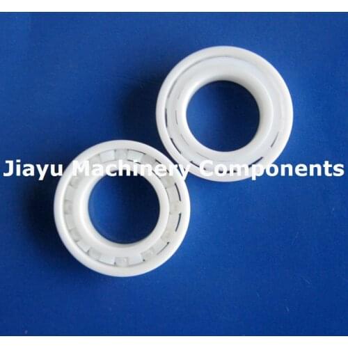 Free Shipping 2 PCS Open Type 6801 Full Ceramic Bearings 12x21x5 ZrO2/PTFE Ceramic Bearings 61801