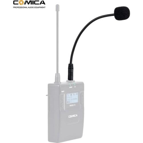 Comica GM-C1 Wireless Gooseneck Microphone Cardioid Directional Microphone for Comica and Other Wireless Lavalier Microphones