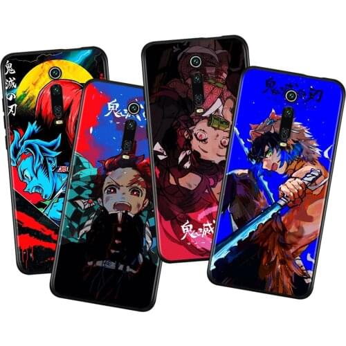 Anime Demon Slayer Kimetsu no Yaiba For Xiaomi Redmi 9i 9T 9A 9C 9 8A 8 GO 7 7A S2 Y2 6 6A 5 5A 4X Prime Pro Plus Phone Case