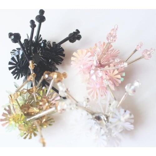 3D Sequins flower beaded applique patches vintage sewing on repair decoration patches for Clothing bags Diy garment accessories