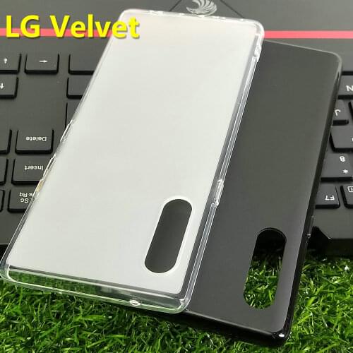 For LG Velvet 5G Phone Case Back Cover Pudding Cover Matte Soft Case Protective Shell