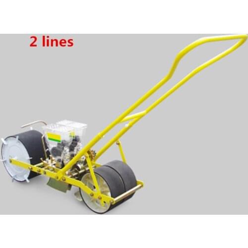 Hand seeder two line Vegetable carrots spinach rape carrot ginseng spinach cabbage spinach wheel machine seed plant tool