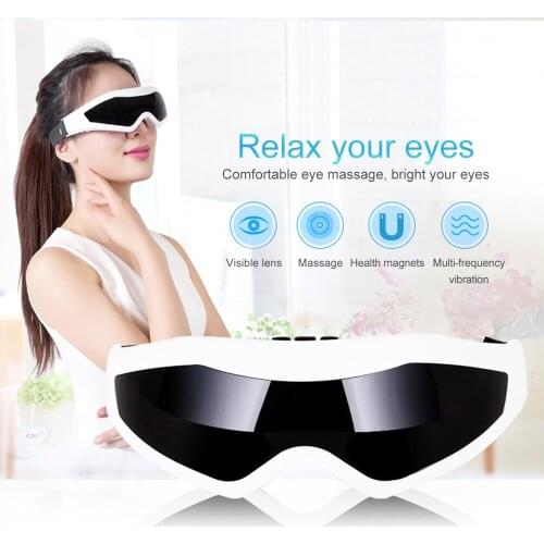 Electric Eye Massage Magnet Therapy Vibrator Alleviate Acupressure Eye Sleeping Mask Health and Beauty Eye Protection Instrument
