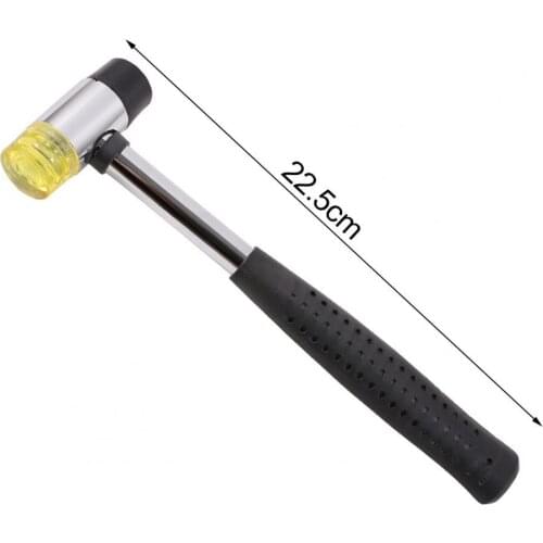 Guitar Fret Hammer Dual-head Anti-slip Handle Stainless Steel Detachable Head Luthier Hammer for Guitar