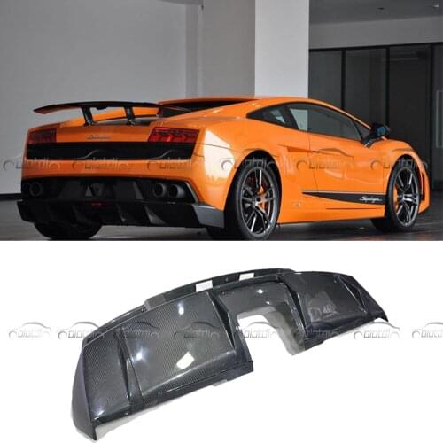 OLOTDI Carbon Fiber Rear Bumper Diffusers Lip Kits For Lamborghini GALLARDO LP570 Car Styling Auto Tuning