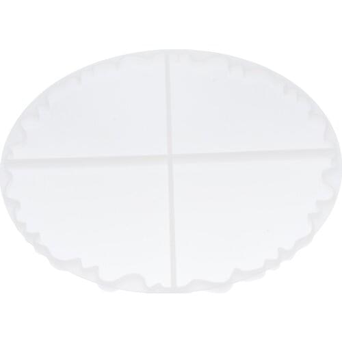 Lacy Round Silicone Mold Coaster Resin Casting Jewelry Making Mould Tool DIY