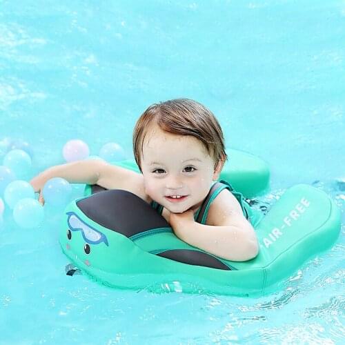 Mambobaby Solid Non-inflatable Newborn Baby Waist Float Lying Swimming Ring Pool Toys Swim Ring Swim Trainer For Infant Swimmers