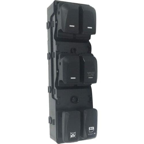 Master Control Power Window Switch Front Left Driver Side for 2006-2009 Hyundai Tuscon (with 1 Single AUTO Button)