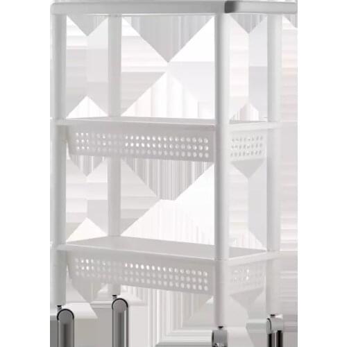 Multi-Layer Storage Rack for Xiaomi Pulley Kitchen Mobile Trolley Storage Basket