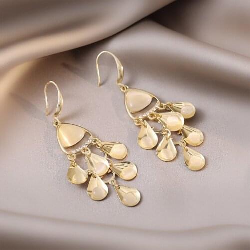 Trend Woman Jewlry Goth Pearl Earring Pendant Exquisite High Quality Female Accessories Vintage Punk Women Hanging Earrings