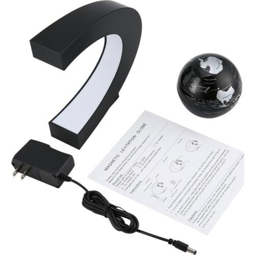 New Arrival 1Pcs Novelty Decoration Magnetic Levitation Floating Teach Education Globe World Map Decoration Santa Gift US Plug