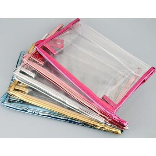 Wholesale 23*15*7cm clear pvc cosmetic bag,gift bag.bag in bag 200piece\lot Fast free shipping