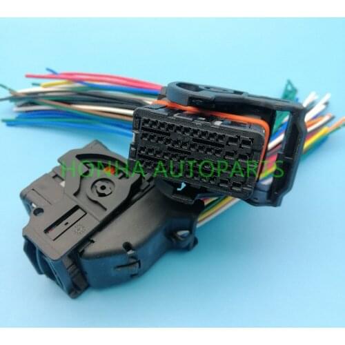 ECU female 48 pin for5007620481automotive central contral system wire harness Connectors sets kits 643201311 with crimp terminal
