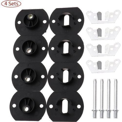 4 Sets Sectional Sofa Connector Couch Furniture Connector Pin Style Replacements Part Sofa Couch Sectional Connector Fixture Kit