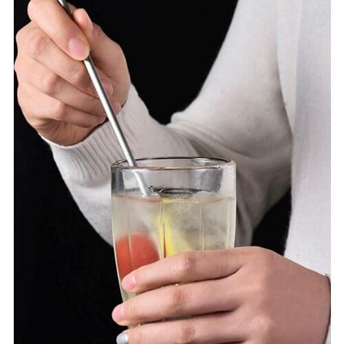 Mixing Stirring Spoon for Coffee Cocktail Beverage Drink Stirrer Sticks Iced Tea Spoons Long Handle Set of 5 Colors
