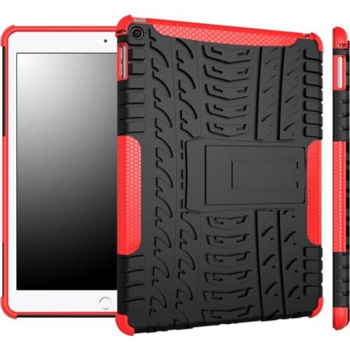 For Apple iPad Air 2 Case Cover Armor Shockproof Heavy Duty Silicon PC Stand For iPad air 2 iPad6 9.7" Tablet Protective Covers