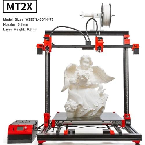 MULTOO MT2X High temperature Linear guide rail High precision Professional Large Format 3D Printer Ball screw High Quality