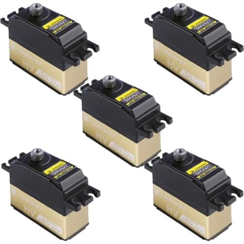 5PCS K-power DHV027 3.5KG/0.05s/7.4V High Voltage Speed Coreless Motor Mini Digital Servo Motor for RC Airplane Helicopter Car
