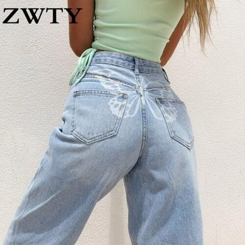 ZWTY Women's Straight Jeans