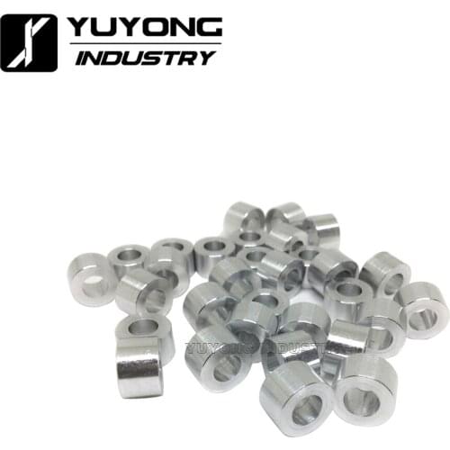 1000pcs/Lot wholesale M5 Aluminum Spacer 3mm/1/8''mm/6mm/1/4''mm/7mm/8mm/9mm Aluminum Spacer for openbuilds
