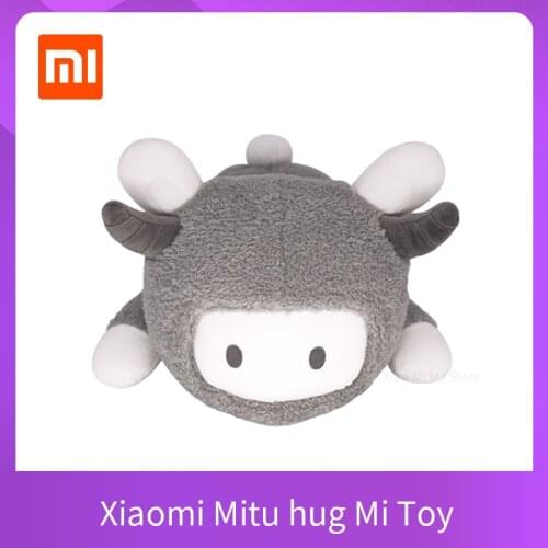 2021 Original Xiaomi Mitu rabbit hugs Mitu small Cattle Plush Doll Childrens Toys From 3 Years Old soft and elastic no deformat
