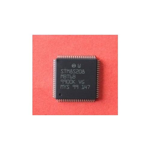 3PCS New STM8S208MBT6B QFP80