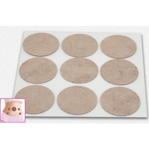 54pcs Acupuncture points stickers magnets stimulate acupoint application navel belly body massage back shoulder neck sticker 3*3