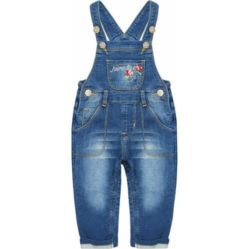 Chumhey Denim Overalls For Girls