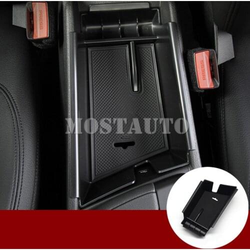 For BMW X1 F48 Inner Center Console Armrest Insert Storage Box Tray 2016-2019 1pcs Car Accessories Interior Car Decor Car Trim