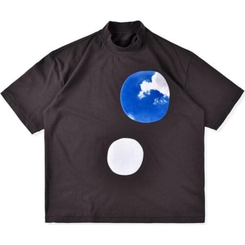 2020 VETEMENTS T-shirt Purple White Letter Logo Print Vetements Tee Summer Men Women Oversize VTM T-shirts Hip Hop Cotton Tops