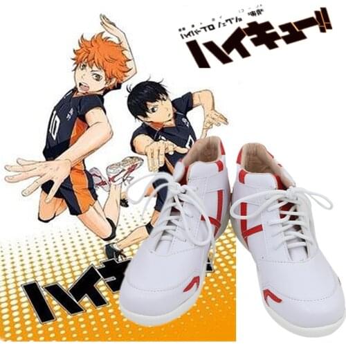 Haikyu!! Haikyuu!! Karasuno High School Volleyball Team Shoyo Hinata Yu Nishinoya Anime Cosplay Sports Shoes Boots Accessories