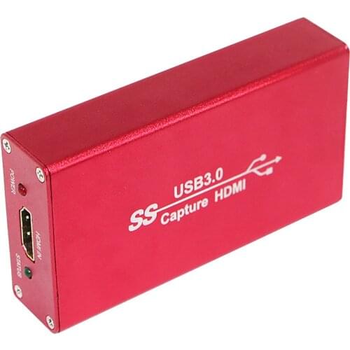 HDMI-compatible To USB 3.0 Video Capture Card Dongle for PS4/Wii/Xboxone/Switch Game Consoles Cast Screen Game Live Streaming