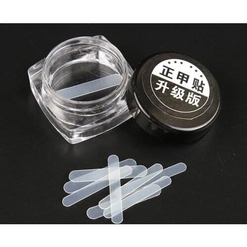 10pcs Ingrown Toenail Correction Tool Ingrown Toe Nail Treatment Elastic Patch Sticker Straightening Clip Brace Pedicure Tool