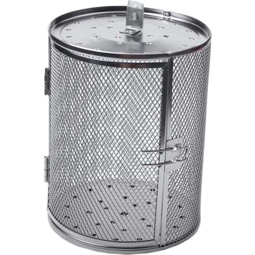 Storage Basket Peanut Coffee Beans Oven Roasted Grilled Cage Kitchen Stainless Steel BBQ Grill Rotisserie Drum 14x18Cm