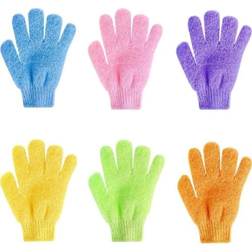 Skin Bath Shower Gloves Wash Cloth Shower Scrubber Back Scrub Towel Scrub Body Massage Sponge Bath Gloves For Kid Woman Home Use