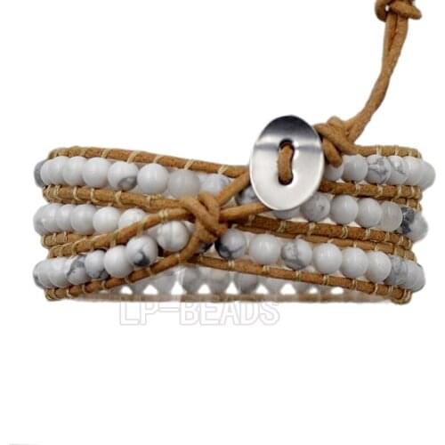 LPbeads White Bracelets