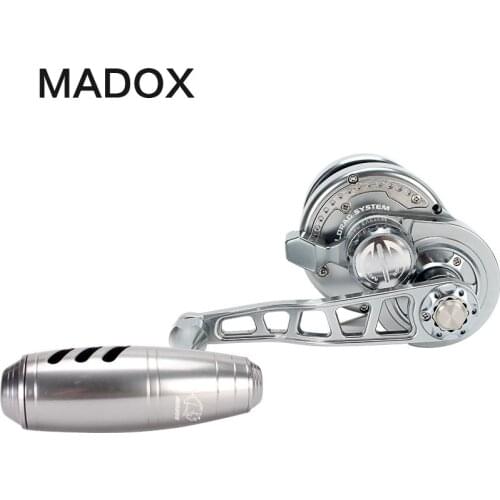 Madox Slow Jigging Reel Pe3 # - 400m Max Drag 25kg 11BB High Speed G-Ratio 6.3:1 400g Offshore Boat Fishing Reel Trolling Reel