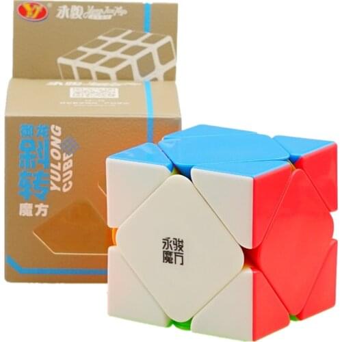 Yongjun Skew Cube Magic Puzzle Cube Speed Learning Educational Toys for Children