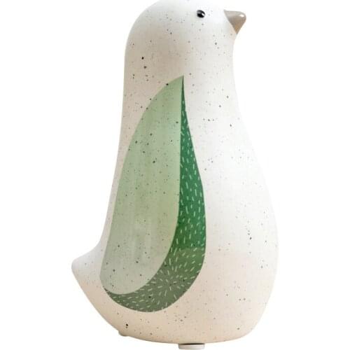 Little fresh ceramic bird ornaments cake shop window creative decoration props cold drink shop counter warm ornaments